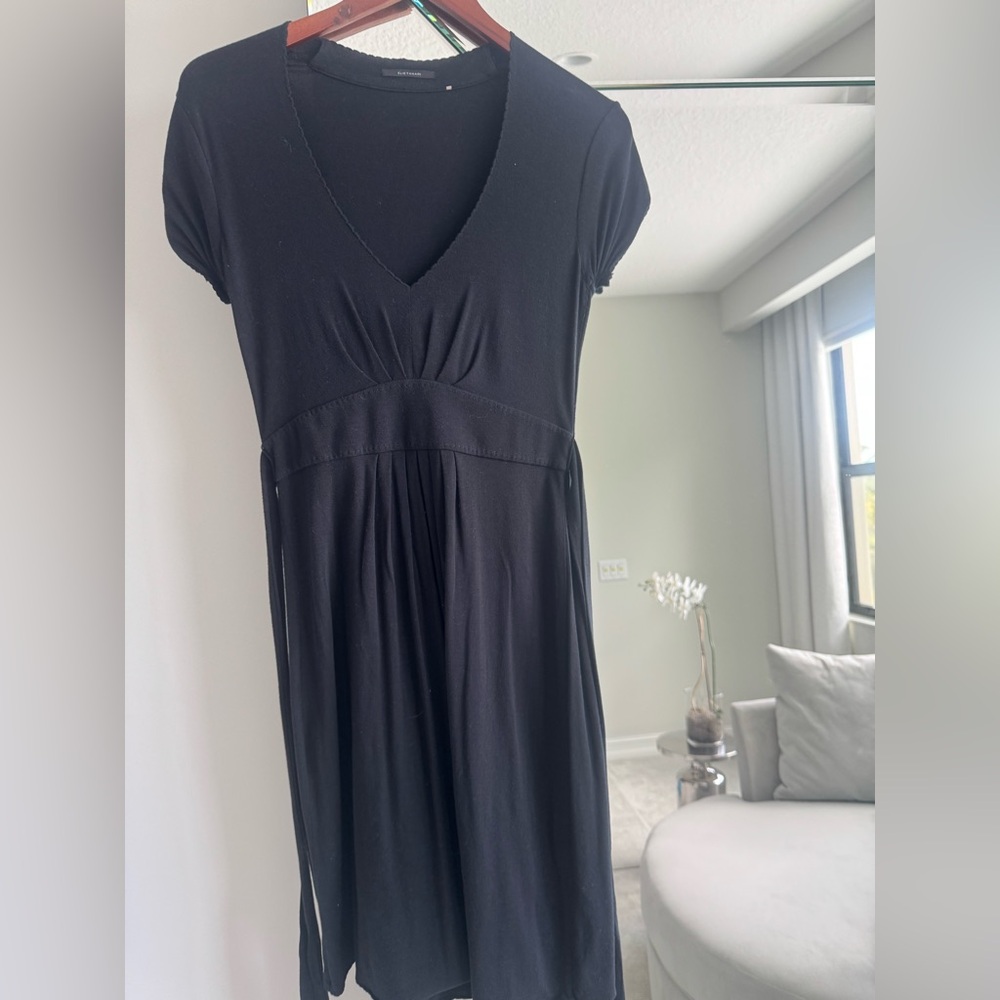 Elie Tahari Black Cotton Dress